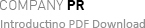 COMPANY PR Introduction PDF Download
